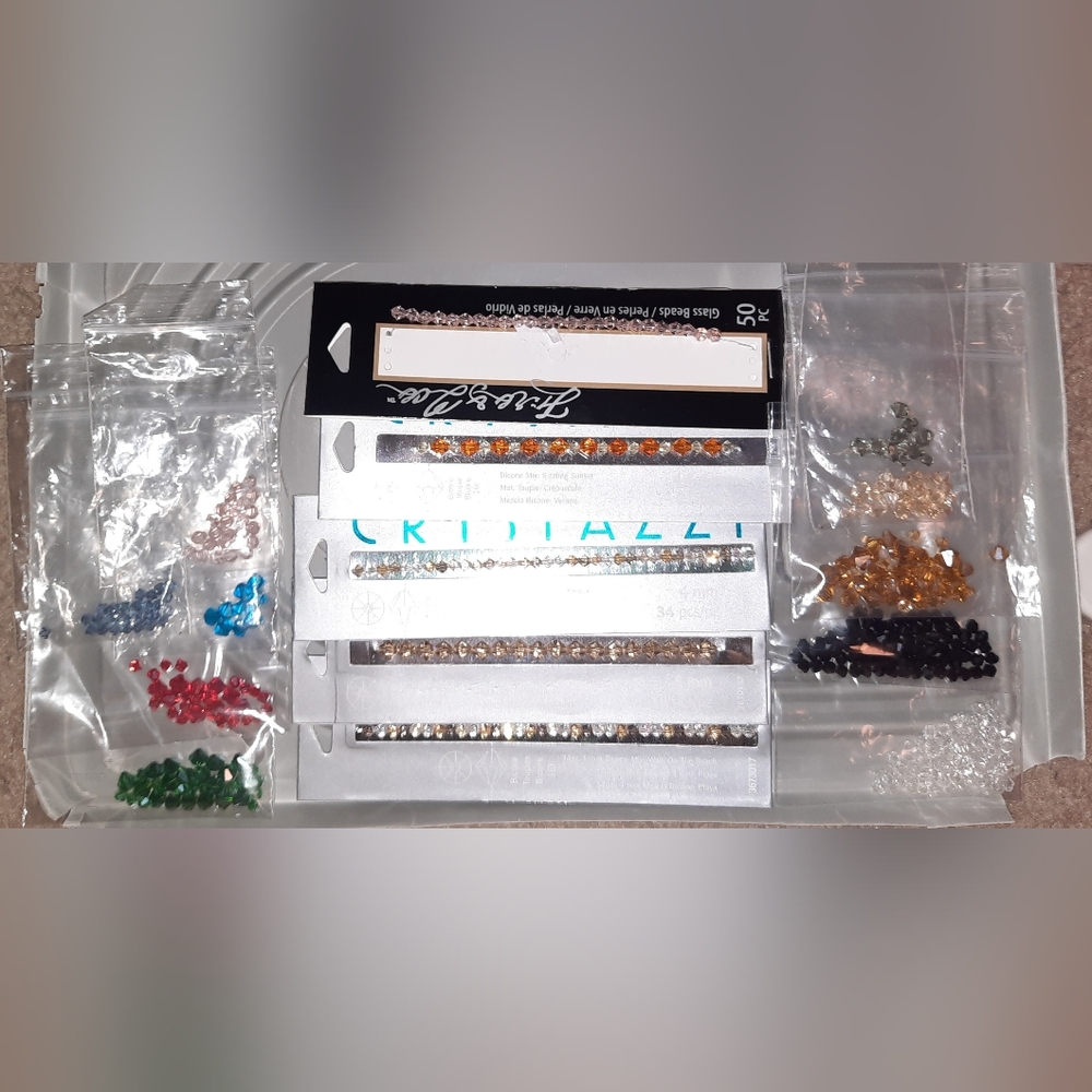 Lot of Swarovski crystal beads crafting jewelry